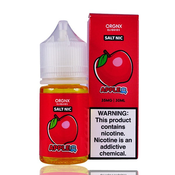 ORGNX Salt Series E-Liquid 35mg | 30mL (Salt Nic) Apple Ice with Packaging