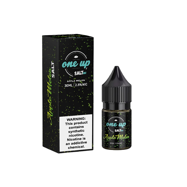 One Up TFN Salt Series E-Liquid 25mg | 30mL (Salt Nic) Apple Melon With Packaging