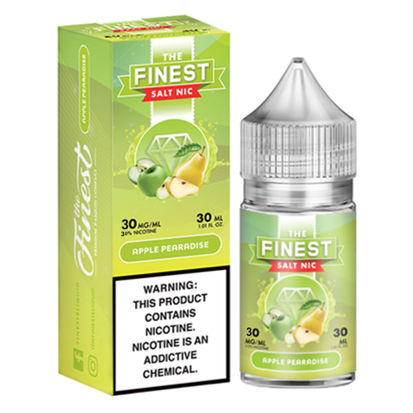 Finest Salt Series E-Liquid 30mL (Salt Nic) | 30mg Apple Paradise with packaging