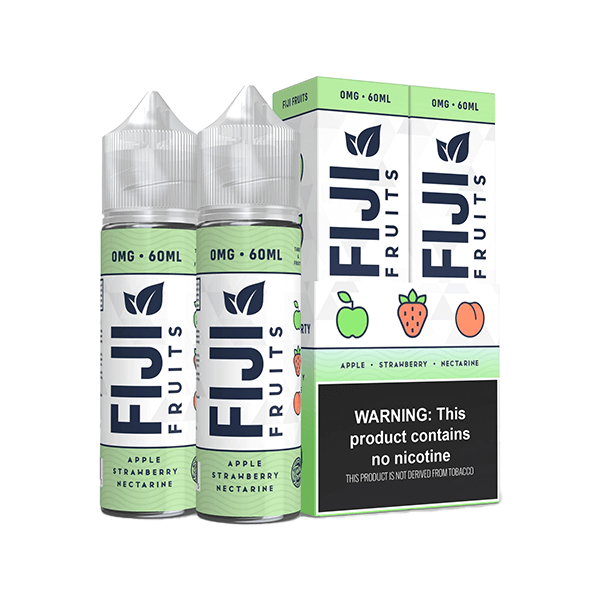 Tinted Brew Fiji Fruits Series E-Liquid x2-60mL | 0mg Apple Strawberry Nectarine with packaging