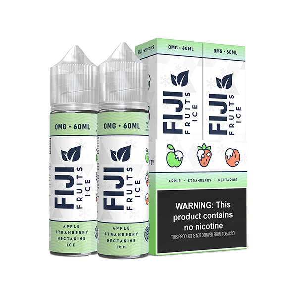 Tinted Brew Fiji Fruits Series E-Liquid x2-60mL | 0mg Apple Strawberry Nectarine Ice with packaging