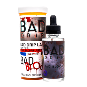 Bad Drip Series E-Liquid 60mL (Freebase) Bad Blood with Packaging