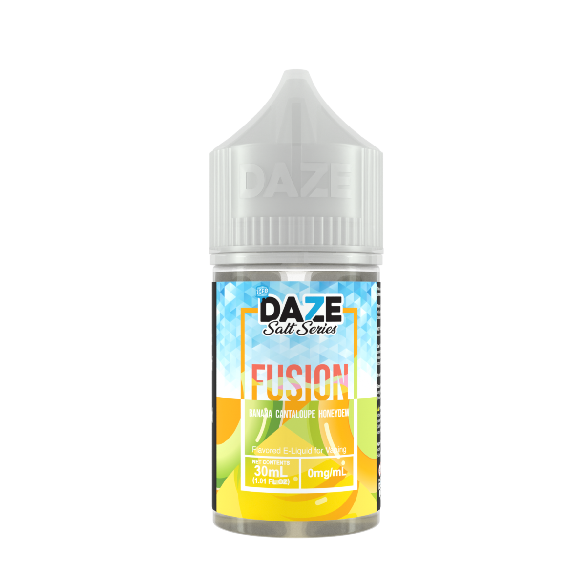 7Daze Fusion Salt Series E-Liquid 30mL (Salt Nic) | 30mg Banana Cantaloupe Honeydew Iced