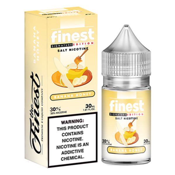 Finest Salt Series E-Liquid 30mL (Salt Nic) | 30mg Banana Honey with packaging