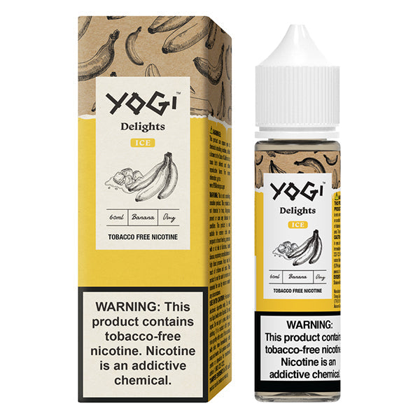 Yogi Delights TFN Series E-Liquid 60mL | 3mg Banana ice with packaging