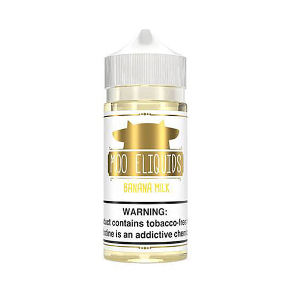 Moo TFN Series E-Liquid 100mL Banana Milk Bottle