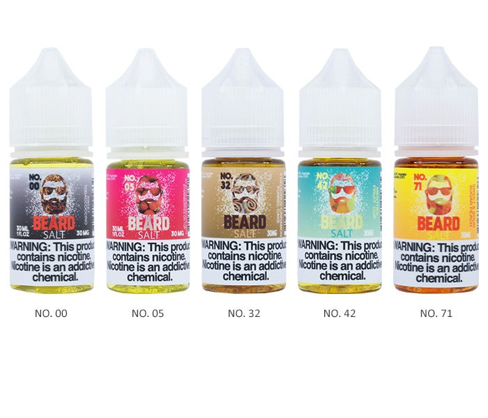 Beard Vape Co Salt Series E-Liquid 30mL (Salt Nic) | 30mg Group Photo