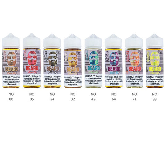 Beard Vape Co Series E-Liquid 120mL (Freebase) | Group Photo