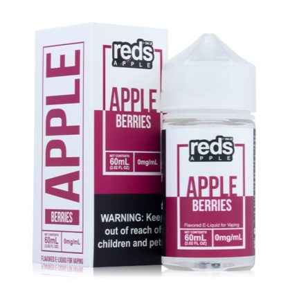 Reds Apple Series E-Liquid 60mL (Freebase) | 3mg Berries with Packaging