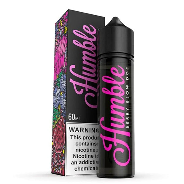 Humble Series E-Liquid 6mg | 60mL (Freebase) Berry Blow Doe with Packaging