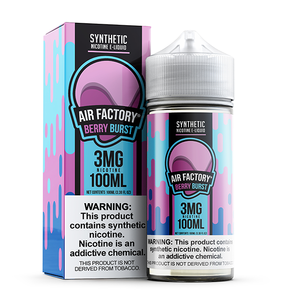 Air Factory TFN Series E-Liquid 100mL (Freebase) |  Berry Burst with packaging