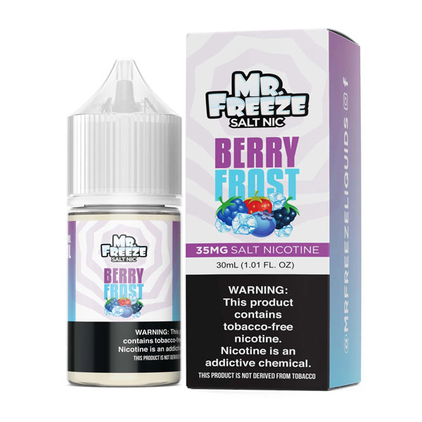 Mr. Freeze TFN Salt Series E-Liquid 30mL (Salt Nic) | Berry Frost with packaging