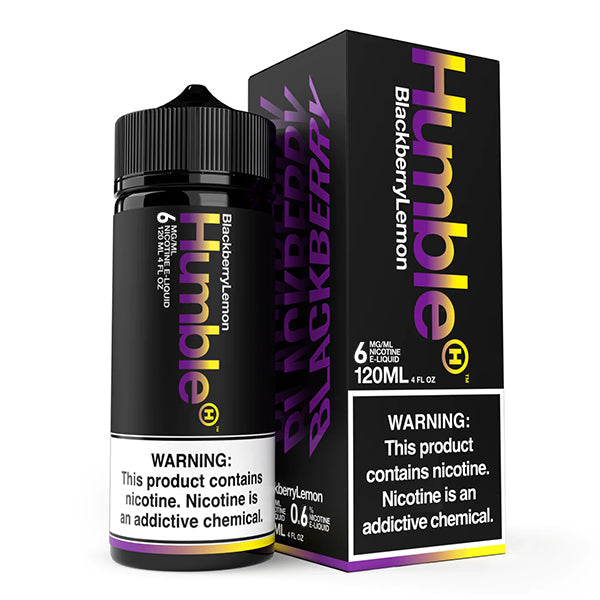 Humble TFN Series E-Liquid 0mg | 120mL (Freebase) Blackberry Lemon with Packaging