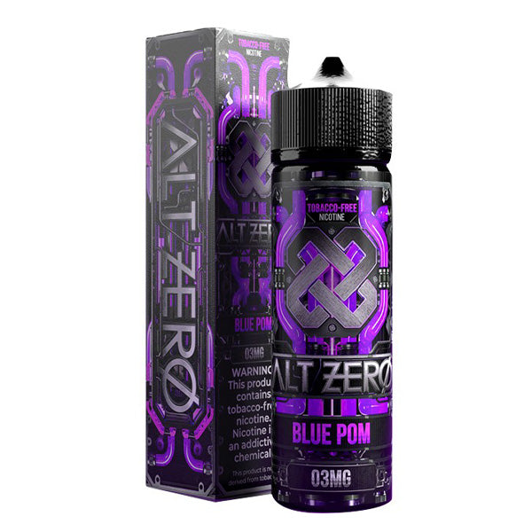 Alt Zero TFN Series E-Liquid 60mL (Freebase) | 3mg Blue Pom with Packaging