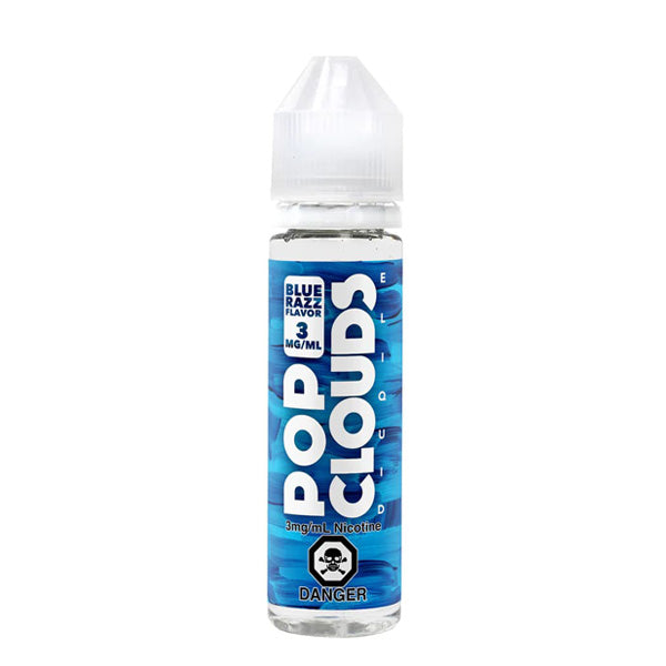 Pop Clouds TFN Series E-Liquid 120mL | 0mg Blue Razz Bottle