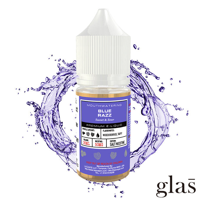 GLAS BSX TFN Salt Series E-Liquid 30mg | 30mL (Salt Nic) Blue Razz