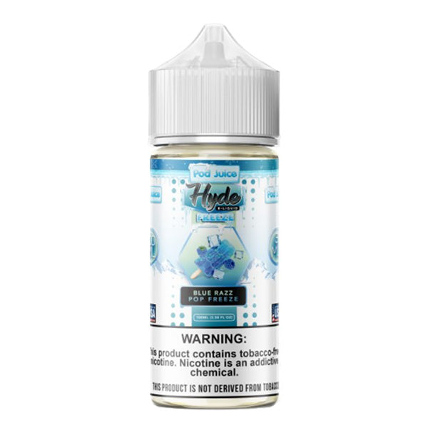 Pod Juice TFN Hyde Series E-Liquid 0mg | 100mL (Freebase) Blue Razz Pop Freeze