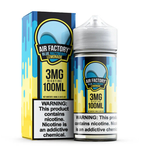 Air Factory TFN Series E-Liquid 100mL (Freebase) |  Blue Razzberry Lemonade with packaging