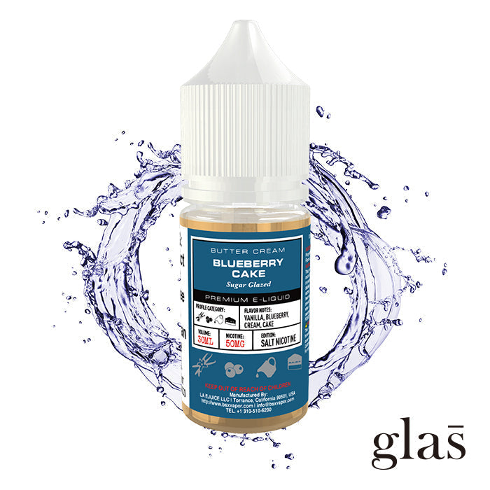 GLAS BSX TFN Salt Series E-Liquid 30mg | 30mL (Salt Nic) Blueberry Cake