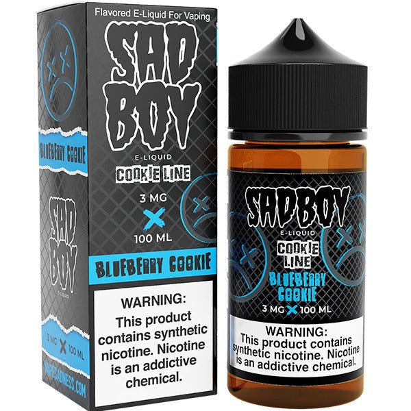 Sadboy Series E-Liquid 100mL | 0mg Blueberry Cookie