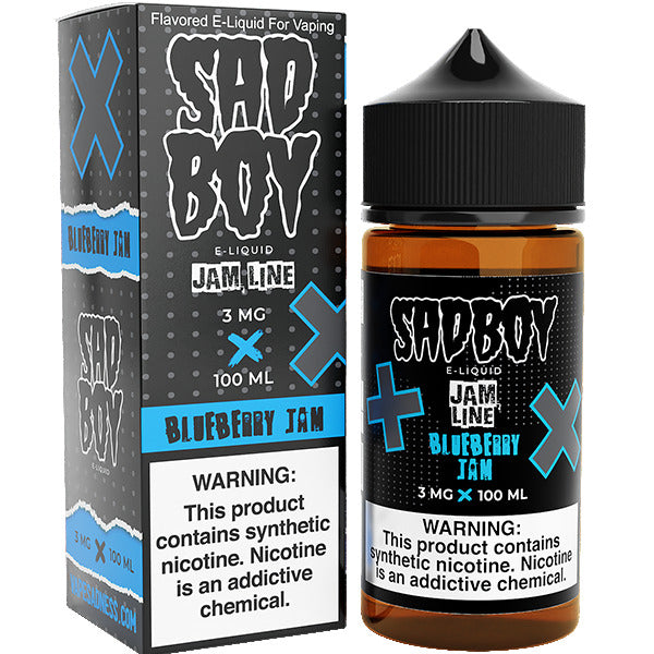 Sadboy Series E-Liquid 100mL | 0mg Blueberry Jam