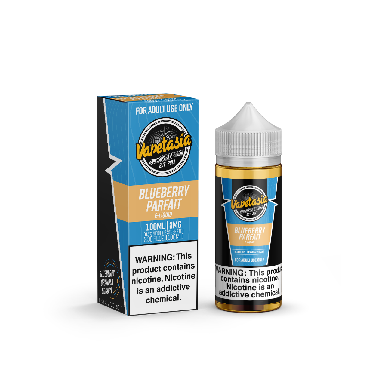 Vapetasia Series E-Liquid 100mL Blueberry Parfait