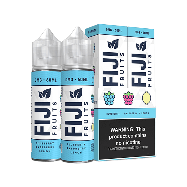 Tinted Brew Fiji Fruits Series E-Liquid x2-60mL | 0mg Blueberry Raspberry Lemon with packaging