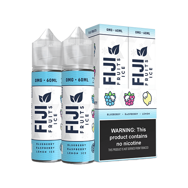 Tinted Brew Fiji Fruits Series E-Liquid x2-60mL | 0mg Blueberry Raspberry Lemon Ice with packaging