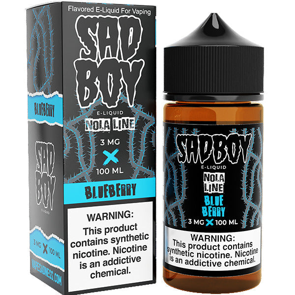 Sadboy Series E-Liquid 100mL | 0mg Blueberry