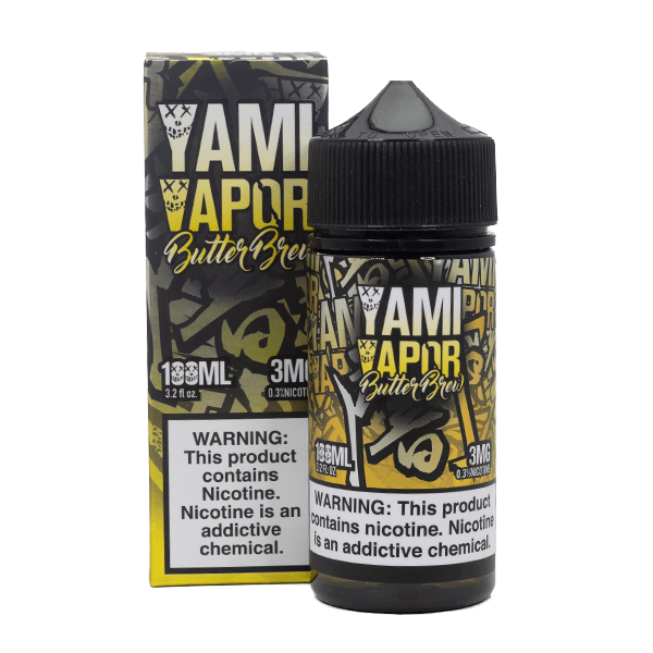 Yami Vapor Series E-Liquid 100mL | 6mg Butter Brew with Packaging