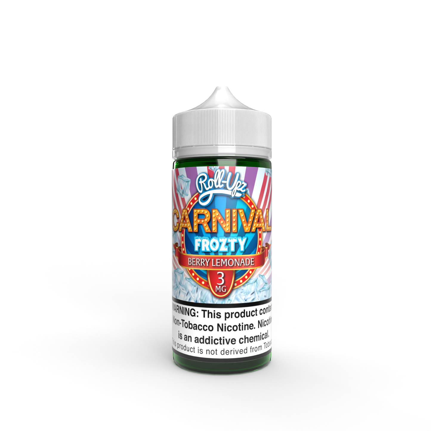 Juice Roll Upz Series E-Liquid 100mL (Freebase) | 3mg Carnival Berry Lemonade Frozty