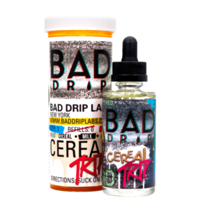 Bad Drip Series E-Liquid 60mL (Freebase) Cereal Trip with Packaging