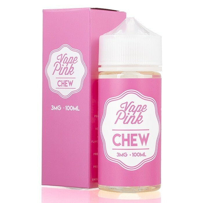 Vape Pink Series E-Liquid 100mL | 3mg Chew with packaging