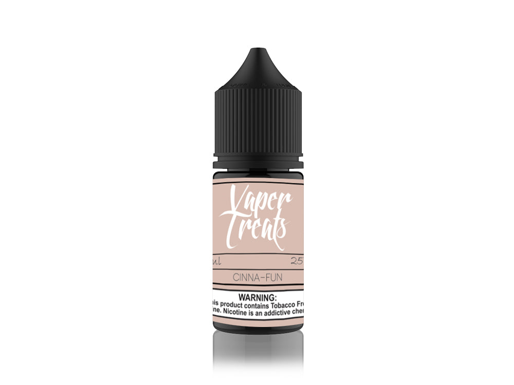 Vaper Treats Salt Series E-Liquid 30mL | 25mg Cinnafun Bottle