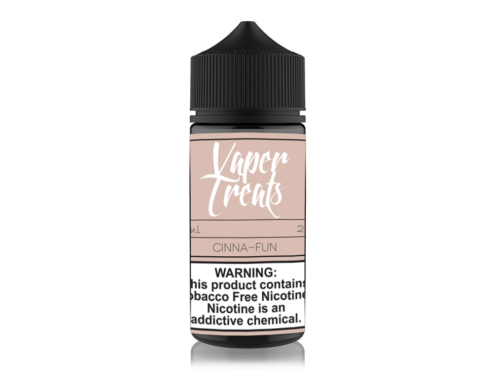 Vaper Treats Series E-Liquid 100mL | 6mg Cinnafun Bottle