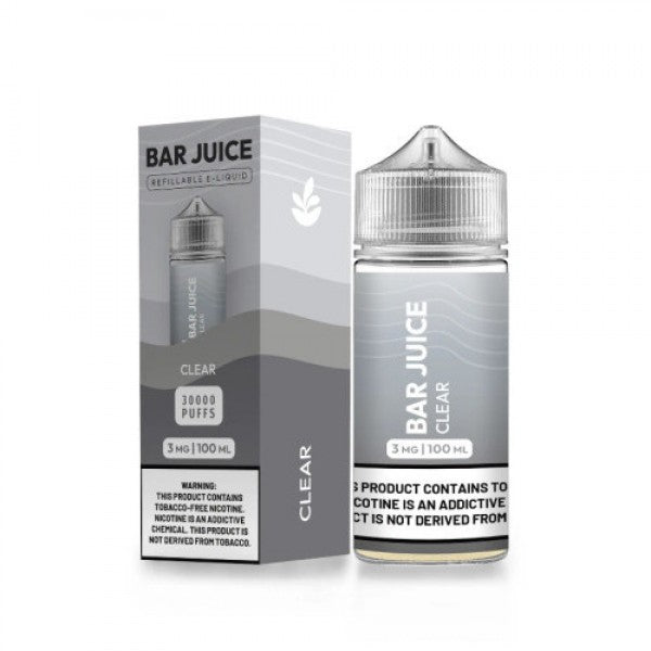 Bar Juice BJ30000 E-Liquid 100mL (Freebase) | 3mg Clear with Packaging