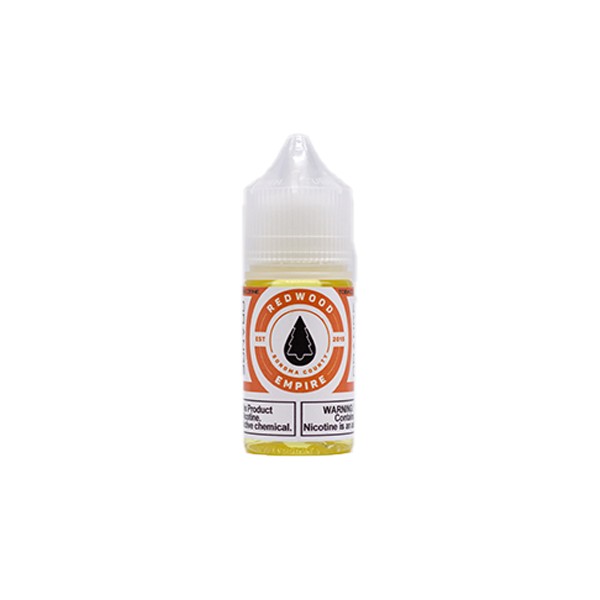 Redwood Salt Series E-Liquid 30mL Cliffside Orange bottle