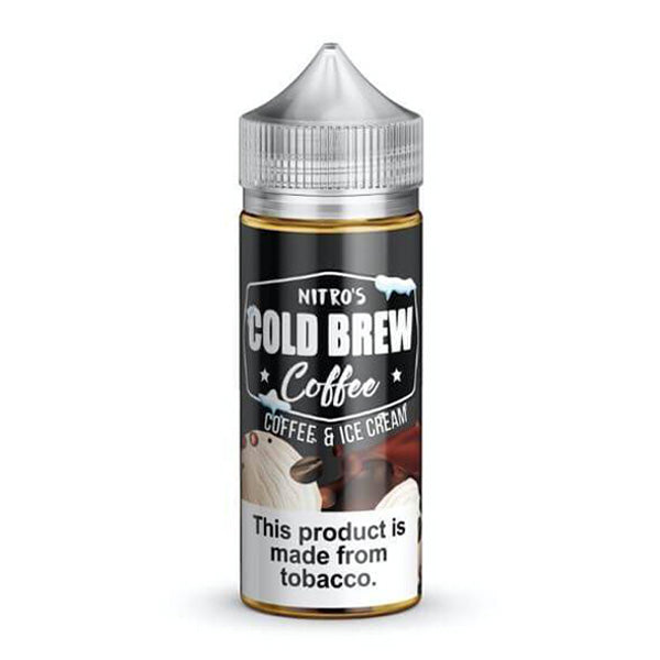 Coffee and Ice Cream by Nitro’s Cold Brew Coffee Series E-Liquid 0mg | 100mL (Freebase)