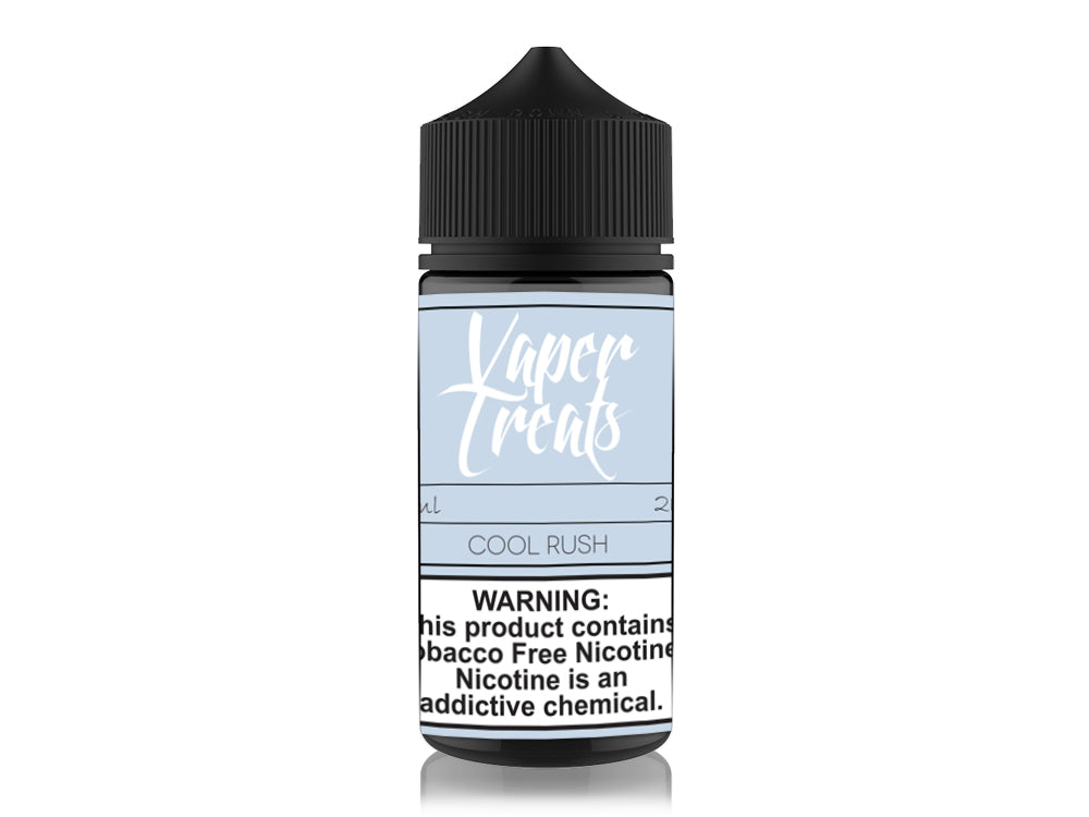 Vaper Treats Series E-Liquid 100mL | 0mg Cool Rush Bottle