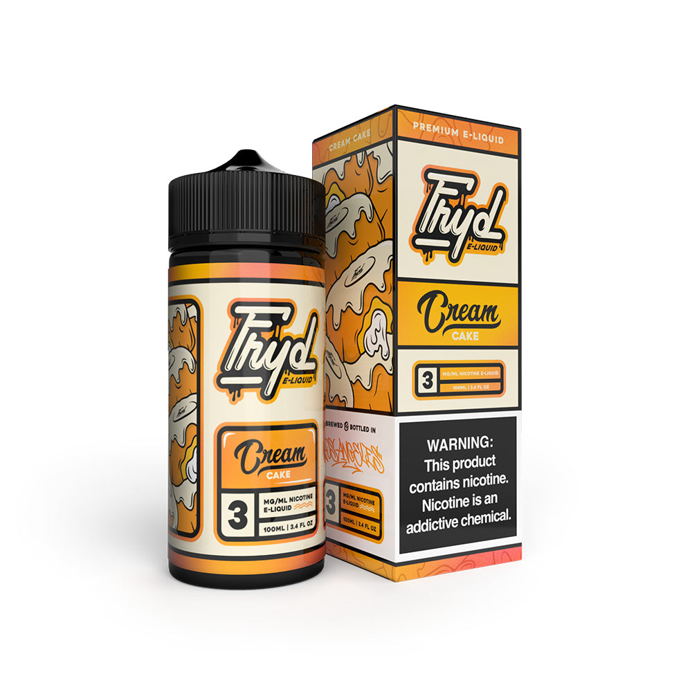 FRYD Series E-Liquid 100mL | 0mg Cream Cake with packaging