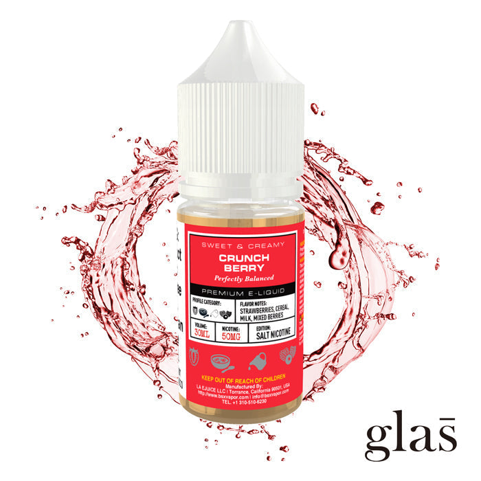 GLAS BSX TFN Salt Series E-Liquid 30mg | 30mL (Salt Nic) Crunch Berry