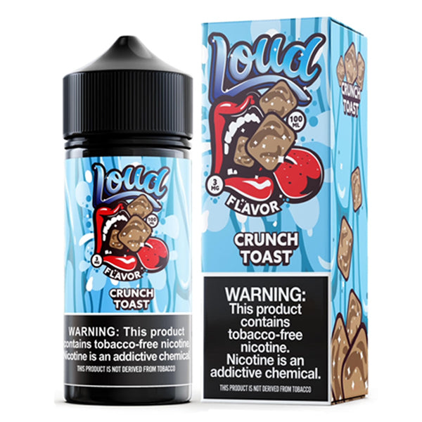 Loud TFN Series E-Liquid 100mL Crunch Toast with packaging