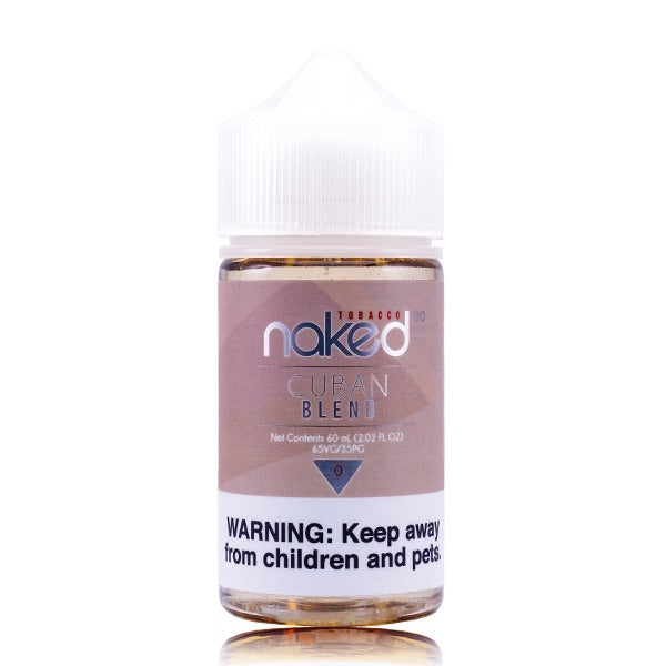 Naked 100 E-Liquid 60mL | PMTA Submitted (Freebase) | 0mg Cuban Blend