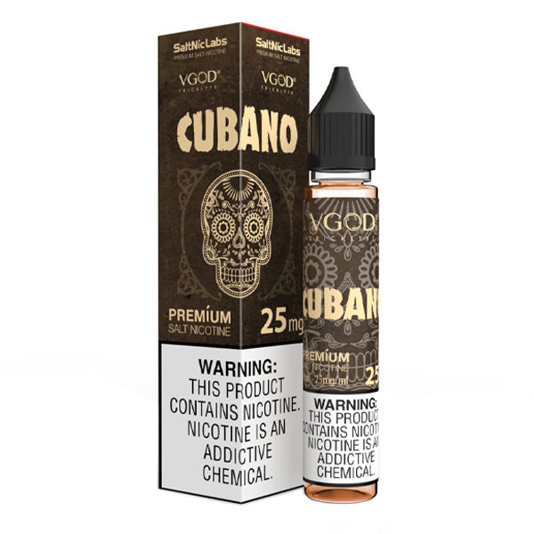 VGOD Salt Series E-Liquid 30mL | 25mg Cubano with packaging