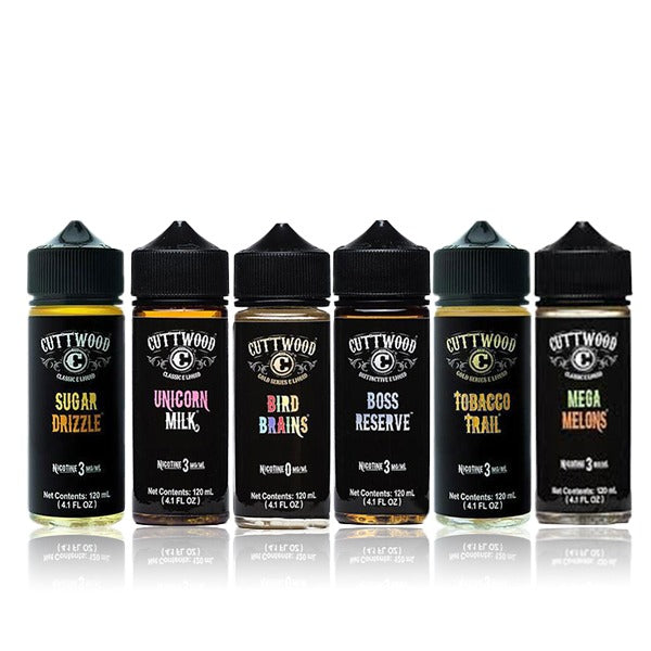 Cuttwood Series E-Liquid 120m Group Photo