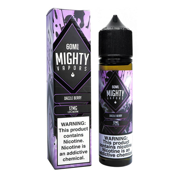 Mighty Vapors Series E-Liquid 60mL Dazzle Berry with packaging