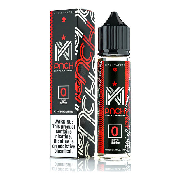 Khali Vapors Series E-Liquid 60mL Devil Punchbowl with packaging