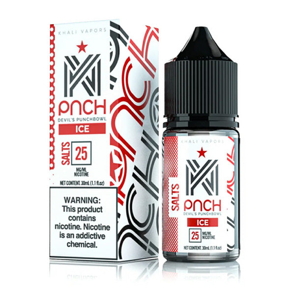 Khali Vapors Salt Series E-Liquid 30mL (Salt Nic) | 25mg Devil's Punch Bowl Ice