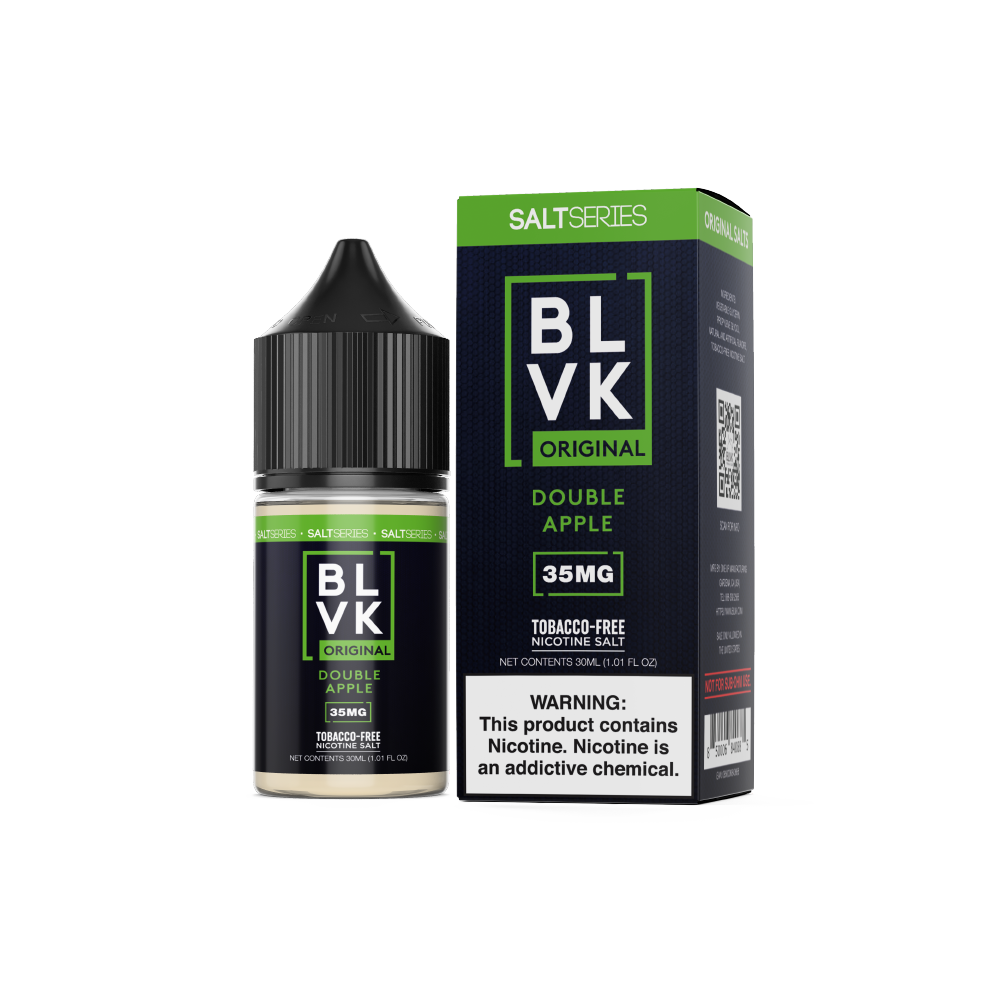 BLVK TFN Salt Series E-Liquid 30mL (Salt Nic) | Double Apple with packaging