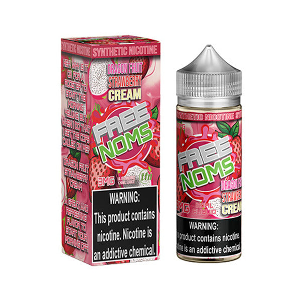 Dragon Fruit Strawberry Cream by Nomenon and Freenoms Series E-Liquid 0mg | 120mL (Freebase)